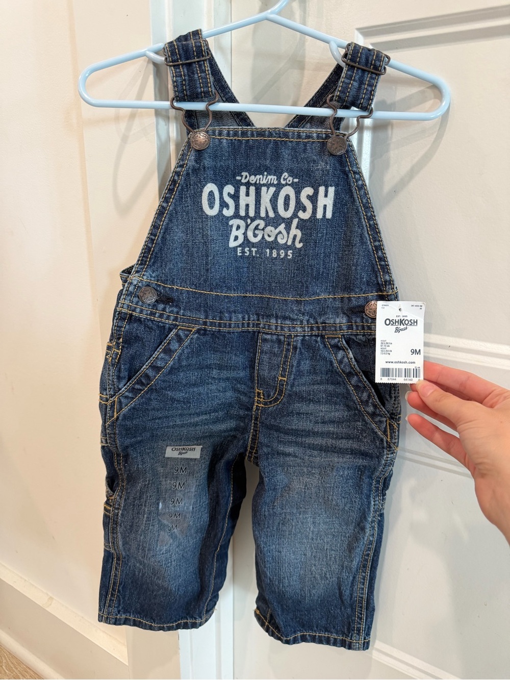 New OshKosh B'gosh Baby Denim Overalls - Blue